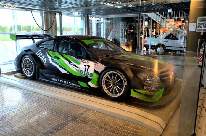 Mercedes C class DTM in museum