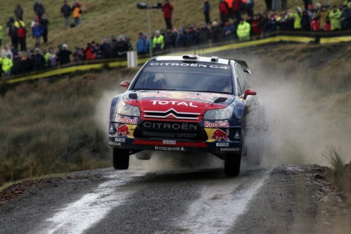 Sebastian loeb citroen c4 wrc u zraku