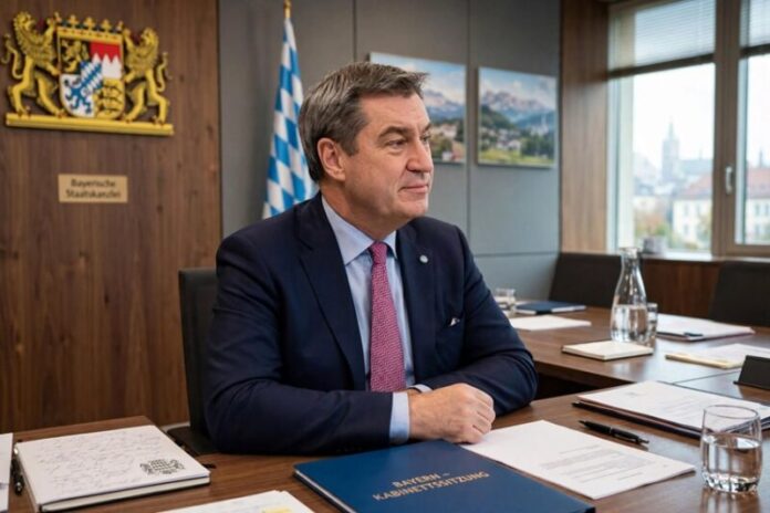 Marcus Södwe u kabinetu premijera Bayerna